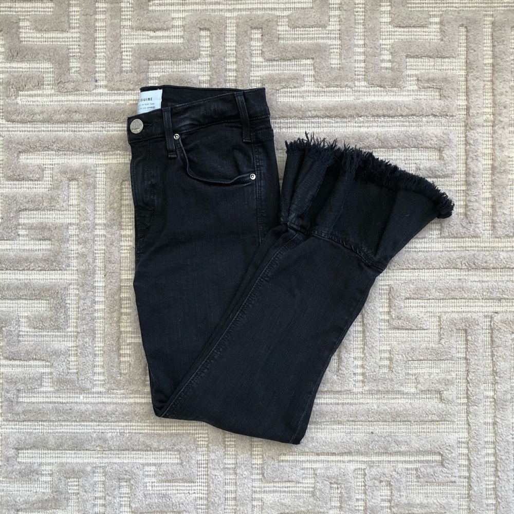 cropped flare jeans